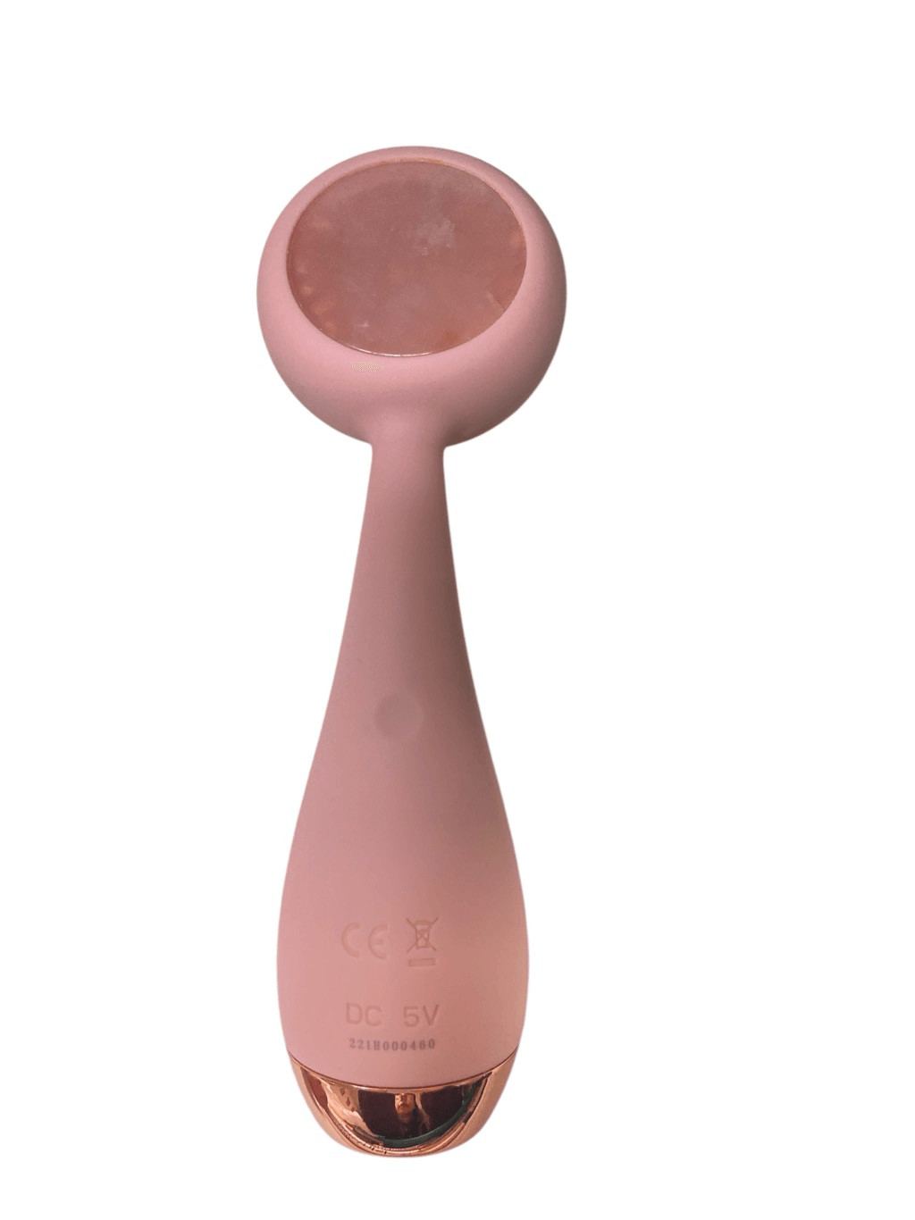 PMD Clean Pro Smart Facial Cleansing Device Silicone Brush & Rose Quartz