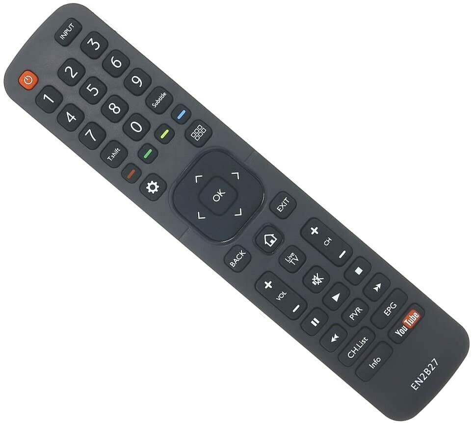 Hisense TV Replacement Remote Compatible with 75K700UWD 55K720UW 65K720UW 32K3110W 40K3110PW Models