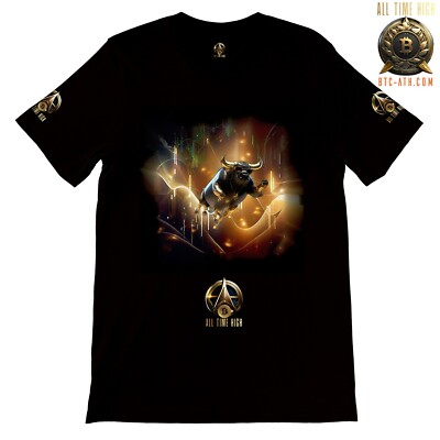 ATH Bitcoin Bull Bulle BTC Crypto Krypto Trader Blockchain Miner T-Shirt NEU