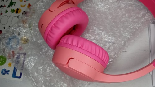 Belkin Soundform Mini Wireless Bluetooth On-Ear Headphones Pink for Kids - Picture 7 of 11