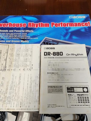 Boss Dr. Rhythm DR-880 & FS-6 Rhythm Machine Set Used | eBay