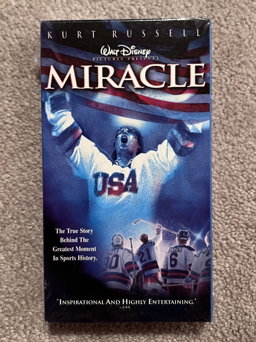 VTG MIRACLE VHS 2004 Release Walt Disney Olympic Hockey Kurt