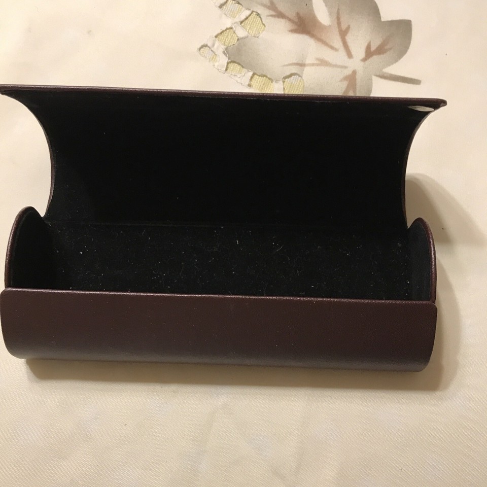 Vintage Etienne Aigner Burgundy Hard Eyeglass Case eBay