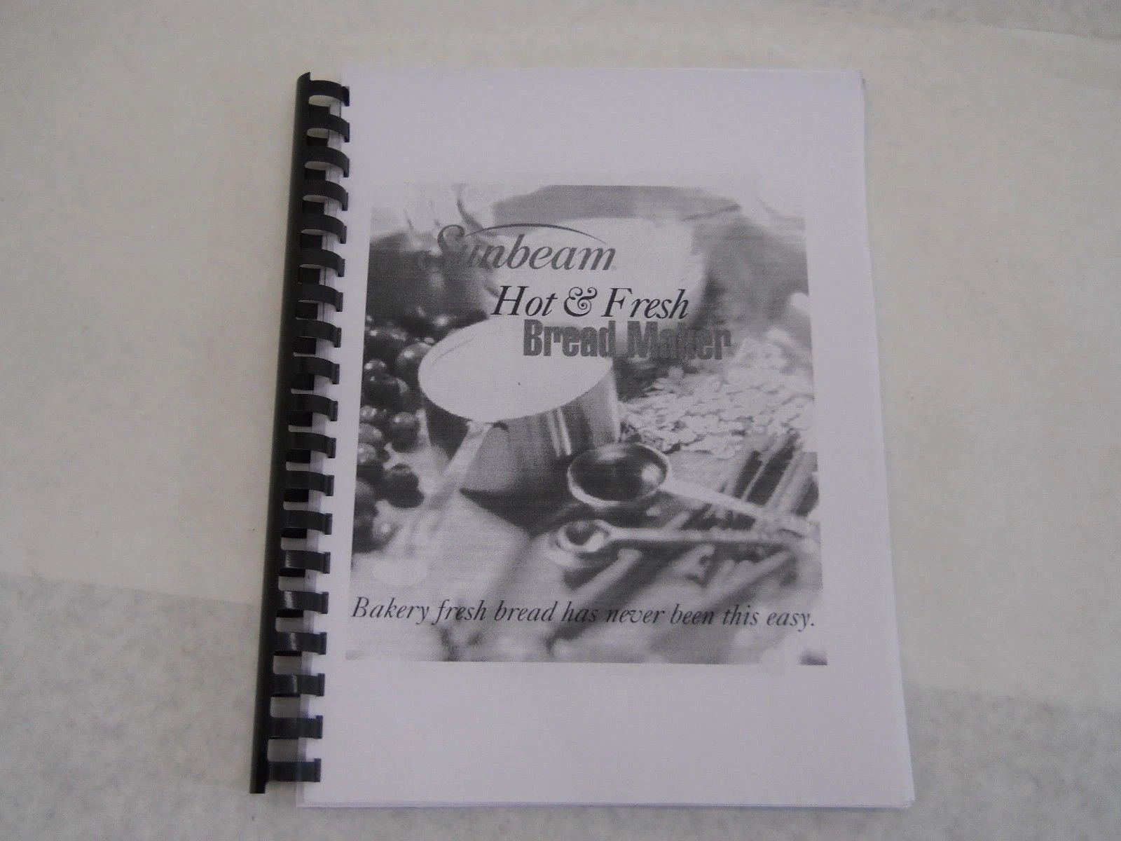 Sunbeam Bread Machine Maker Manual BM3500S BM4500 BM4600 BM4600A BM4600CA