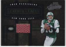 2004 Absolute Memorabilia Leather and Laces #LL5 Chad Pennington Jersey /250