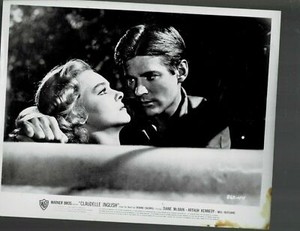SUPER RARE!! 8X10 1961 ORIG "CLAUDELLE INGLISH" DIANE MCBAIN WILL HUTCHINS SCENE