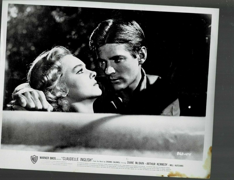 SUPER RARE!! 8X10 1961 ORIG "CLAUDELLE INGLISH" DIANE MCBAIN WILL HUTCHINS SCENE