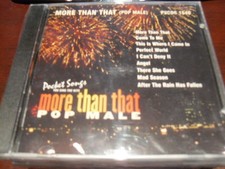POCKET SONGS KARAOKE DISC PSCDG 1540 MORE THAN THAT POP MALE CD G MULTIPLEX