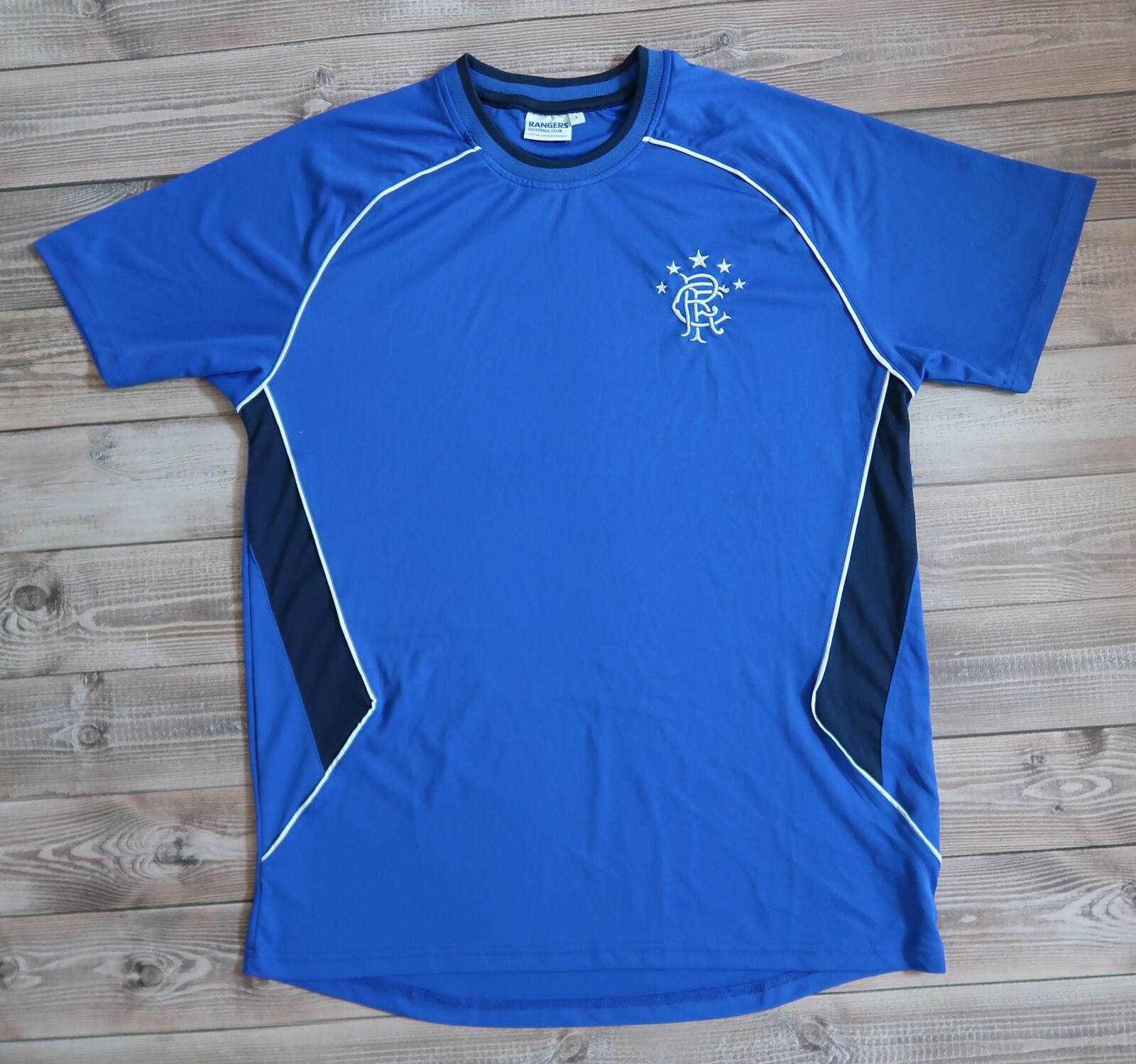 Vintage Football shirt GLASGOW RANGERS Soccer jersey blue, Men`s Size m/L