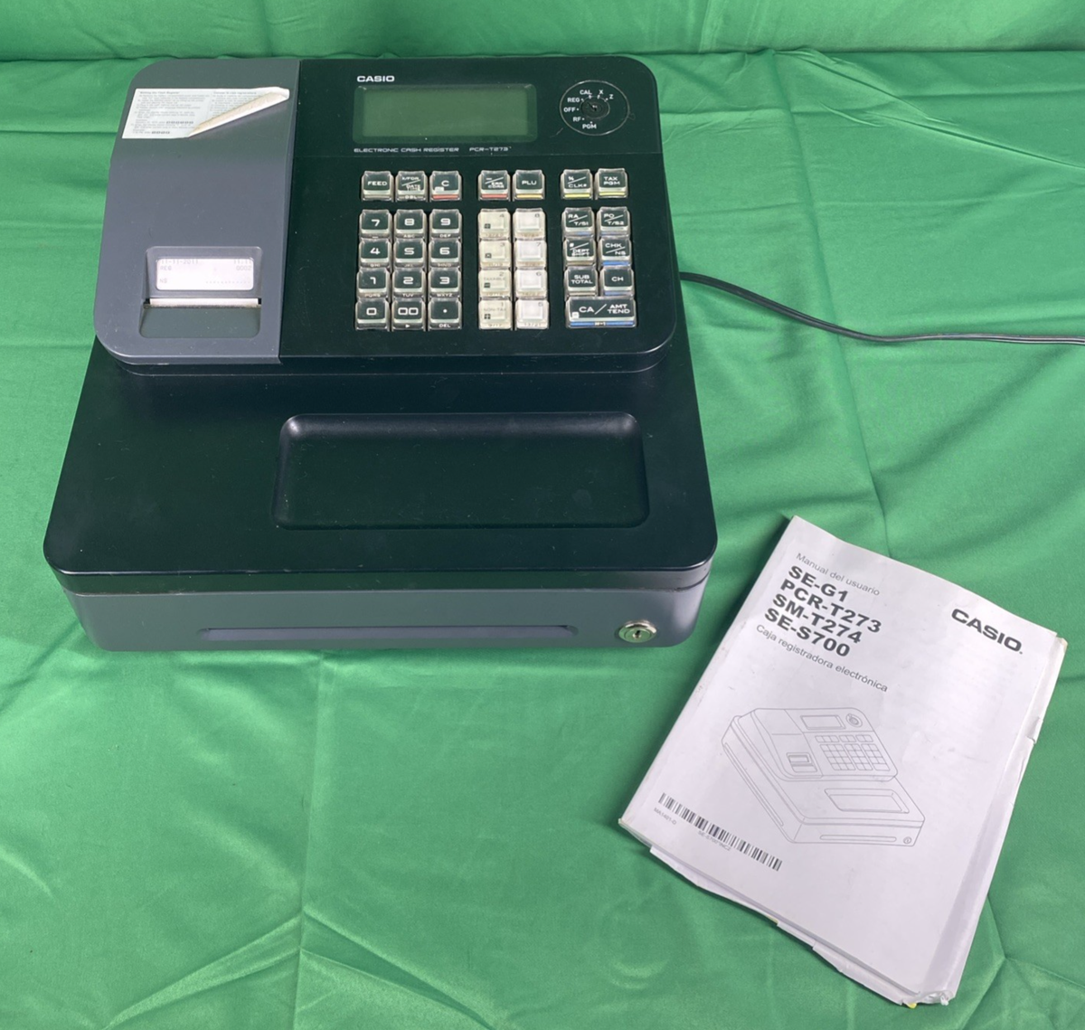 Key Casio T273 Casio Electric Casio Cash Register Prices Casio PCR