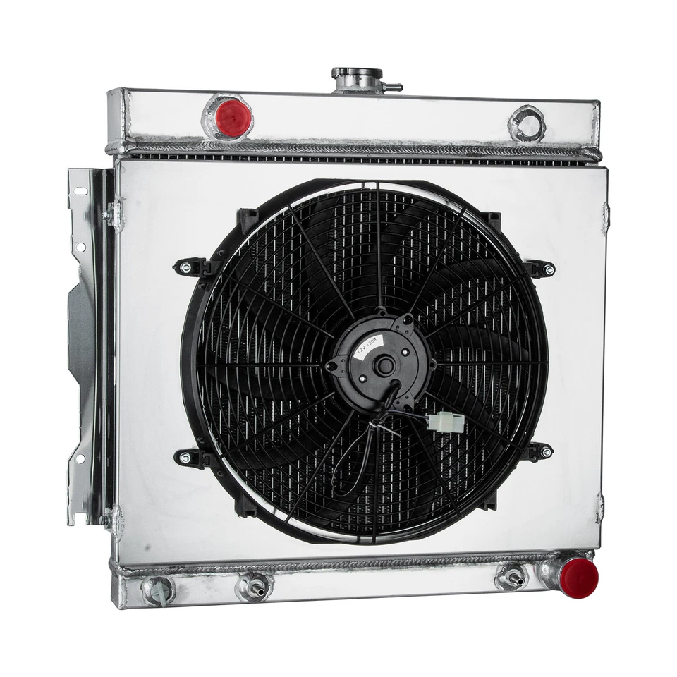 3-Row Radiator+Shroud Fan For 1975~1979 DODGE D/W 100 150 200 PICKUP TRUCK 1978 Foto 2 de 4