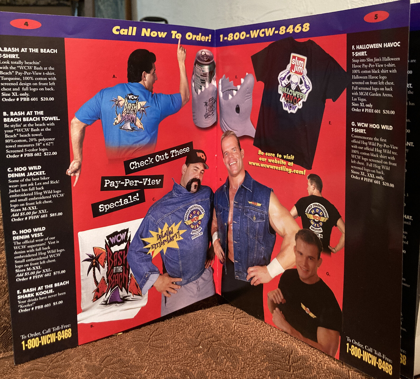 Wcw Collection WCW WINTER COLLECTION 1996-1997 Merchandise Catalog | eBay