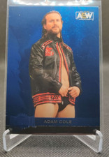 2022 SkyBox UD AEW Metal Universe #142 ADAM COLE BLUE SP wrestling card