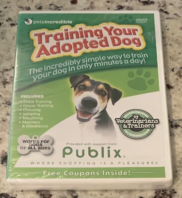 Training Your Adopted Dog Pets Incredible DVD “NEW”