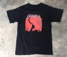 Himsa Band Retro Heavy Cotton Black All Size Unisex Shirt KN406