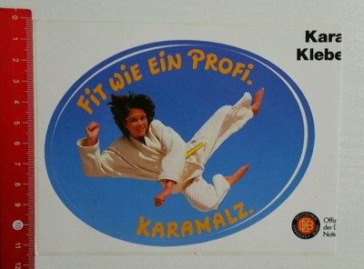 Aufkleber/Sticker: Fit wie ein Profi - Karamalz (25051612)