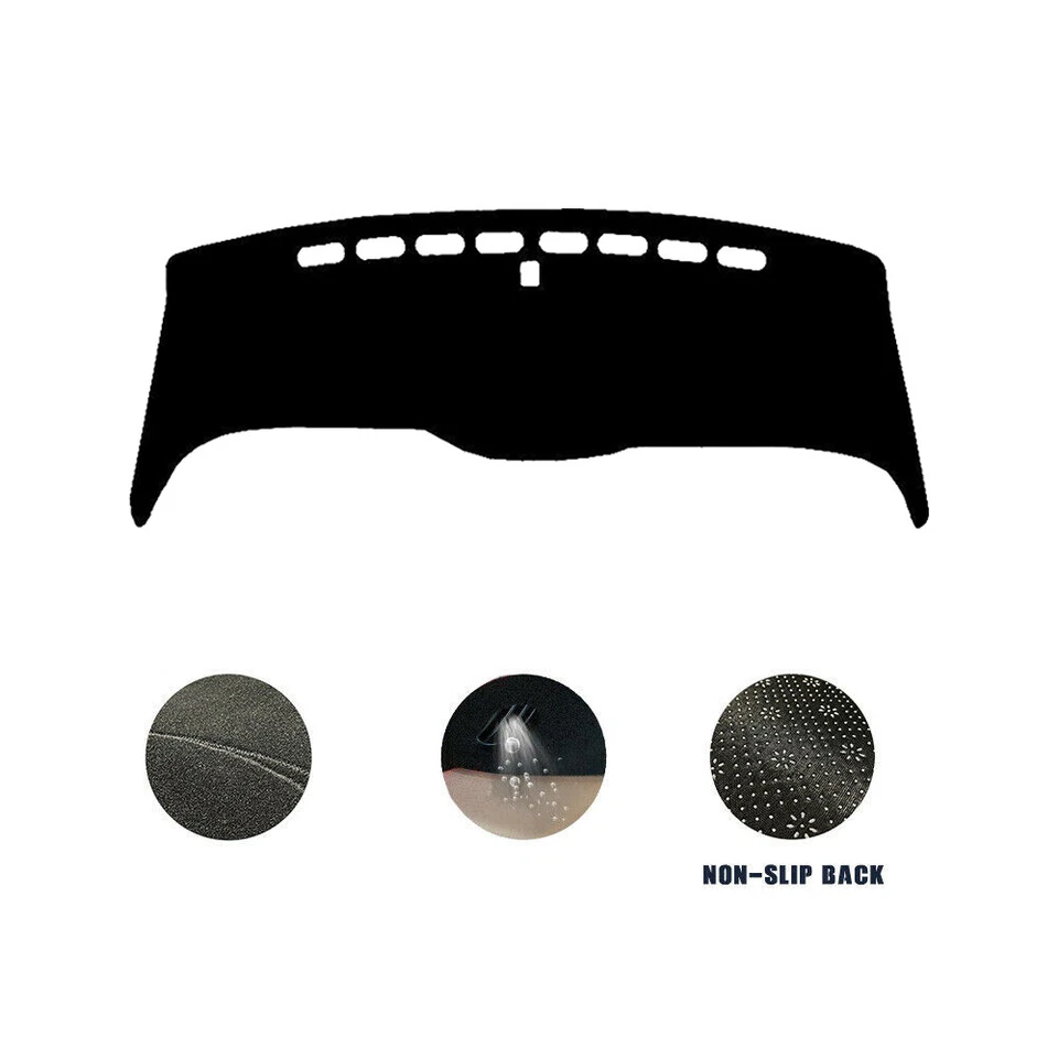 Non-Slip Dash Mat For Honda Odyssey RB1 RB2 Chassis 04-08 Dashboard Cover Black - image 3 of 4