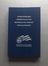 2007-S US Mint Presidential $ Historical Signature Set In OGP. THOMAS JEFFERSON