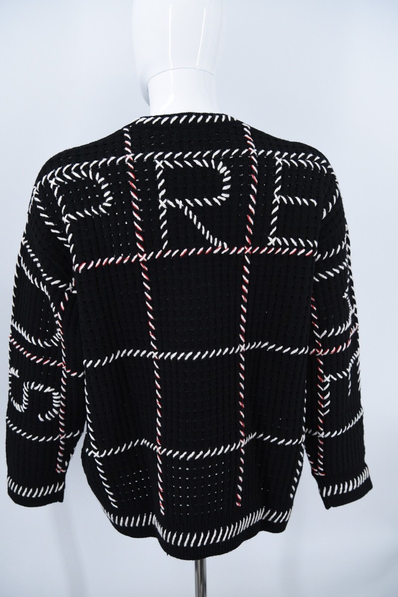 SUPREME Quilt Stitch NWT!! Sweater Black SS23 Mens XL | eBay