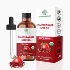 100ML LARGE ORGANIC POMEGRANATE SEED OIL 100 PURE AND NATURAL NON GMO MADE USA