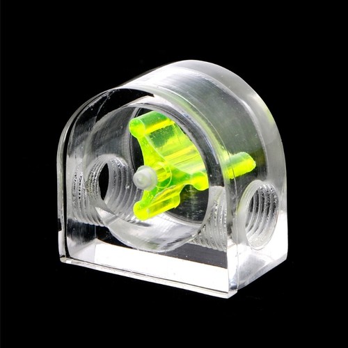 PC Acrylic Digital G1/4" BY8 Impeller Flow Meter for Water for Tank Liquid Coole - Afbeelding 2 van 9