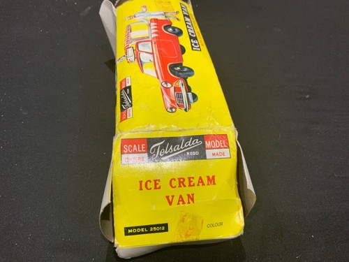 Telsalda Hong Kong plastic Ice Cream Van Boxed Copy Of The Corgi Very Rare - Picture 14 of 14