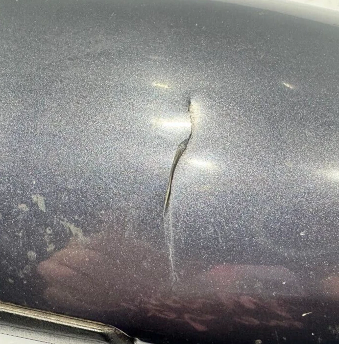 Espejo retrovisor manual izquierdo/lado del conductor Hyundai Accent 2006-2009 P/N 012296 original OEM Foto 4 de 4