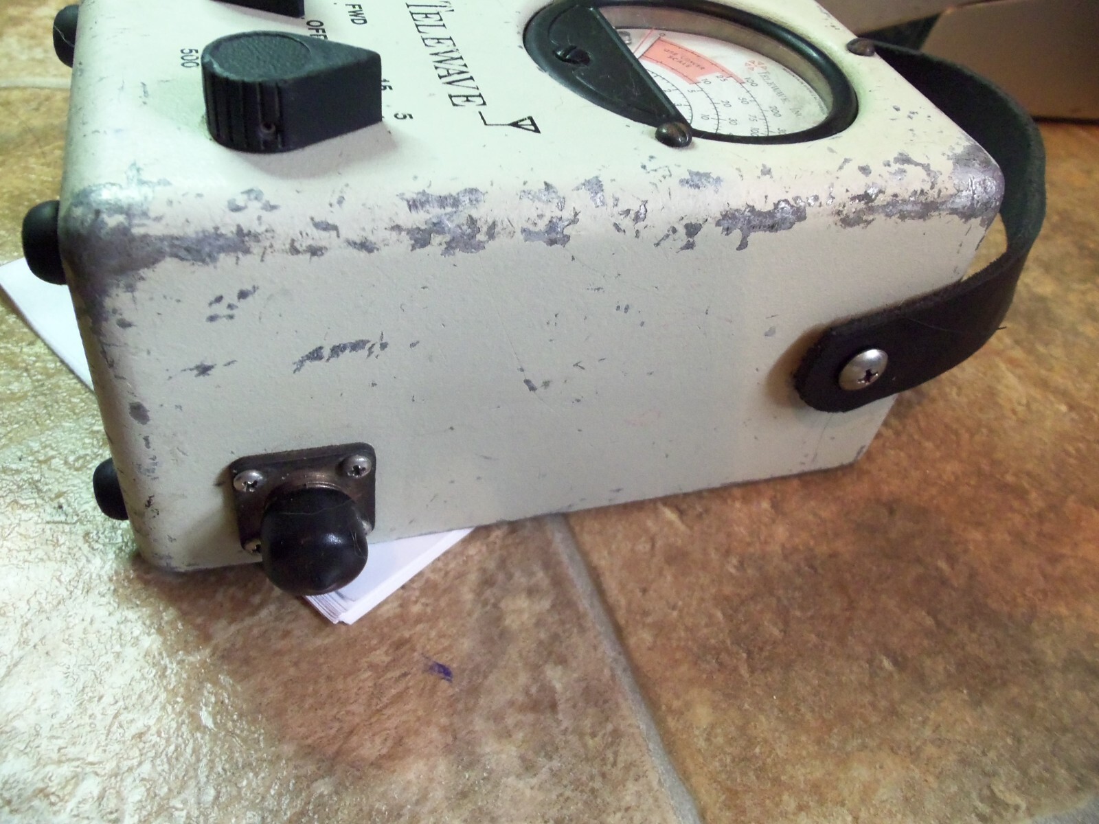 TELEWAVE 44A RF Thruline Wattmeter Watt Reading Meter / Nice