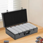 Graded Card Storage Box Case for 222 PSA Certified Sport Slabs Protector w/Lock