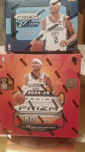 2024-25 Panini NBA Prizm Mega Box & Blaster Box Bundle – New Sealed
