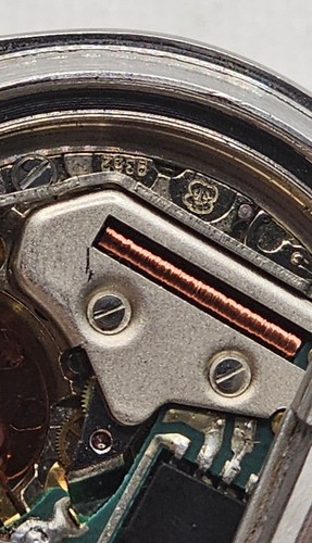 Reloj de pulsera vintage Mirexal solar ESA9362 1977 cuarzo hecho en suizo - Imagen 11 de 12
