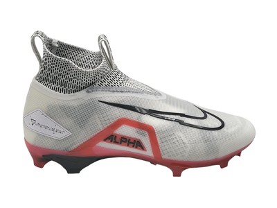 Nike Alpha Menace Elite 3 White Bred Football Cleats DM1792-105 Size 13