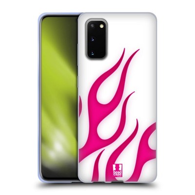 HEAD CASE DESIGNS FLAME DECALS SOFT GEL CASE FOR SAMSUNG PHONES 1