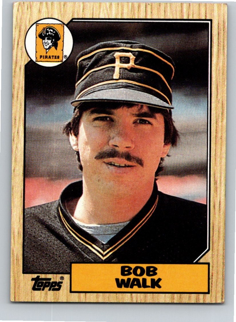 1987 Topps #628 Bob Walk Pittsburgh Pirates Free Shipping!