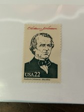 US Scott # 2217h, 1986 Andrew Johnson : Presidents,22¢ Stamp, MNH Free Shipping