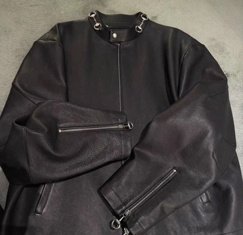 New Season! Gucci Horsebit Detailed Zip-Up Jacket Size M $7900 image 4