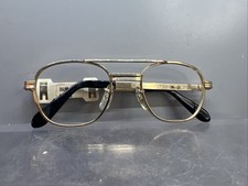 Vintage HUDSON Z-87 150 Aviator Eyeglasses Gold tone Mens Frames