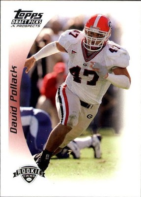 2005 Topps Draft Picks and Prospects #130 David Pollack RC - FB