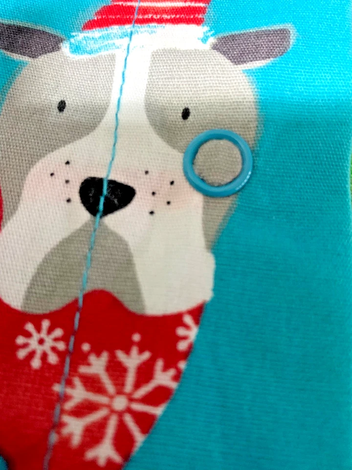 Blusa Médica CHRISTMAS Larga Estampado Pediátrico Vacaciones Cachorros Talla Grande Foto 2 de 4