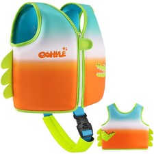 Kids Swim Vest with Crotch Strap - Neoprene Swim Trainer Vest for Toddlers 1-...