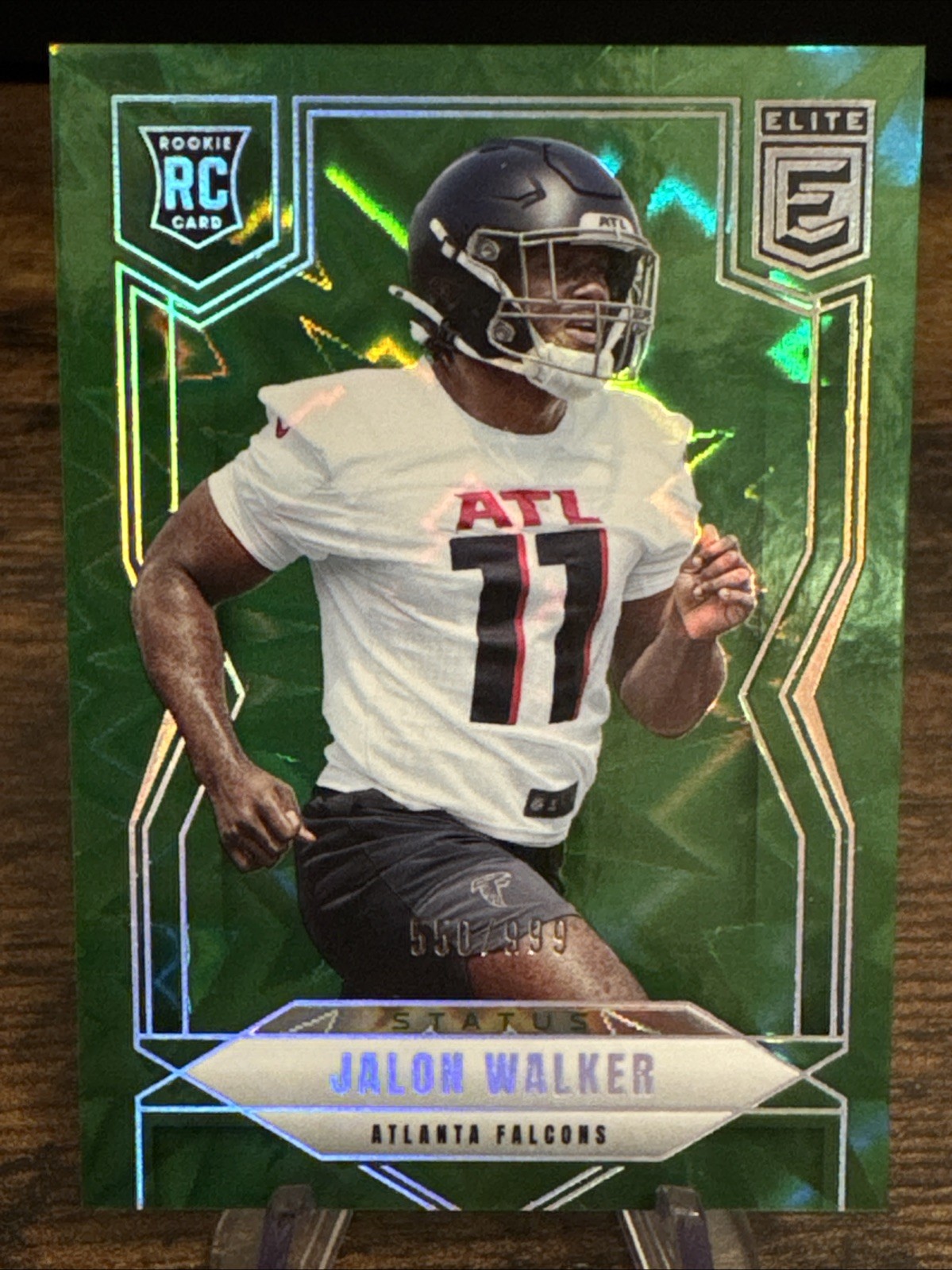 2025 Panini Donruss Elite - Rookies Jalon Walker #165 Status Explosion /999 (RC)