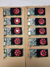 Lot 10 USED AMD Radeon R5 430X 2GB DDR3 Low Profile PCIe DisplayPort  DVI Video