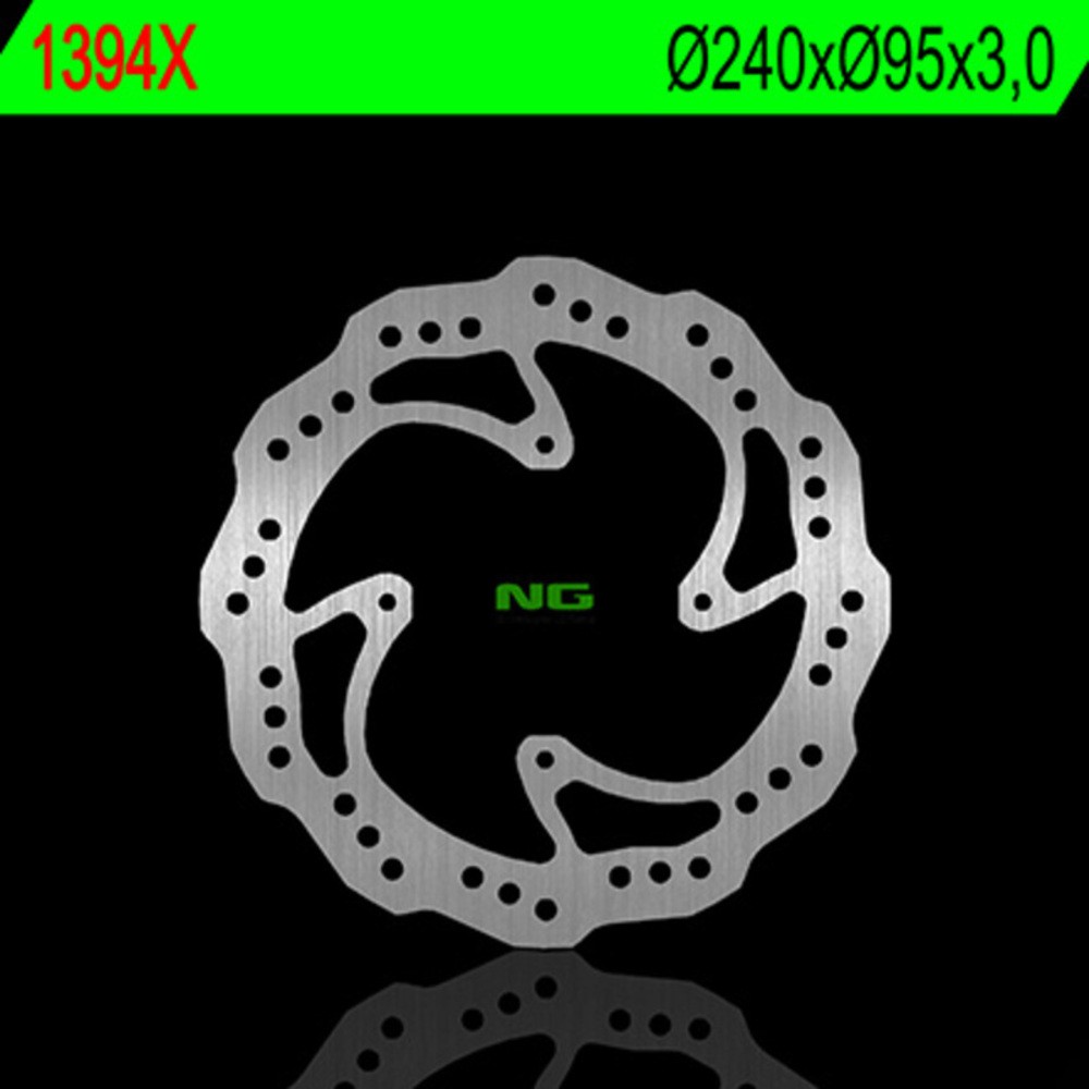 Free Shipping NG BRAKES Fixed Wavy Brake Disc For Motorcycle Parts