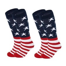 American Flag Knee High Socks for Fourth Of July 10-12 Years American Flag 2