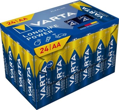 Varta Longlife Power AA Mignon Alkaline Batterie 24er Blister ehem. High Energy