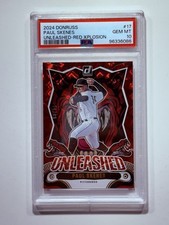 2024 Donruss Paul Skenes Unleashed-Red Explosion /99 RC PSA 10