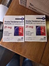 Nicotine transdermal system 21mg step 1 49 Total Patches READ