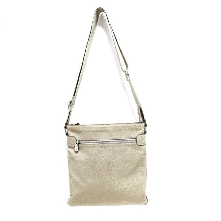 LOUIS VUITTON Taiga Sasha Polaire M32628 Shoulder Bag Made in France Beige Men s