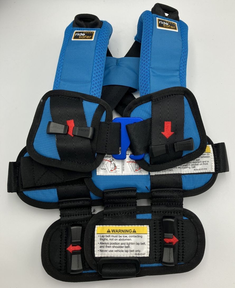 RideSafer - (XS) Blue, Lightweight, Compact, Portable Car Seat, 2+ JD14101BLB