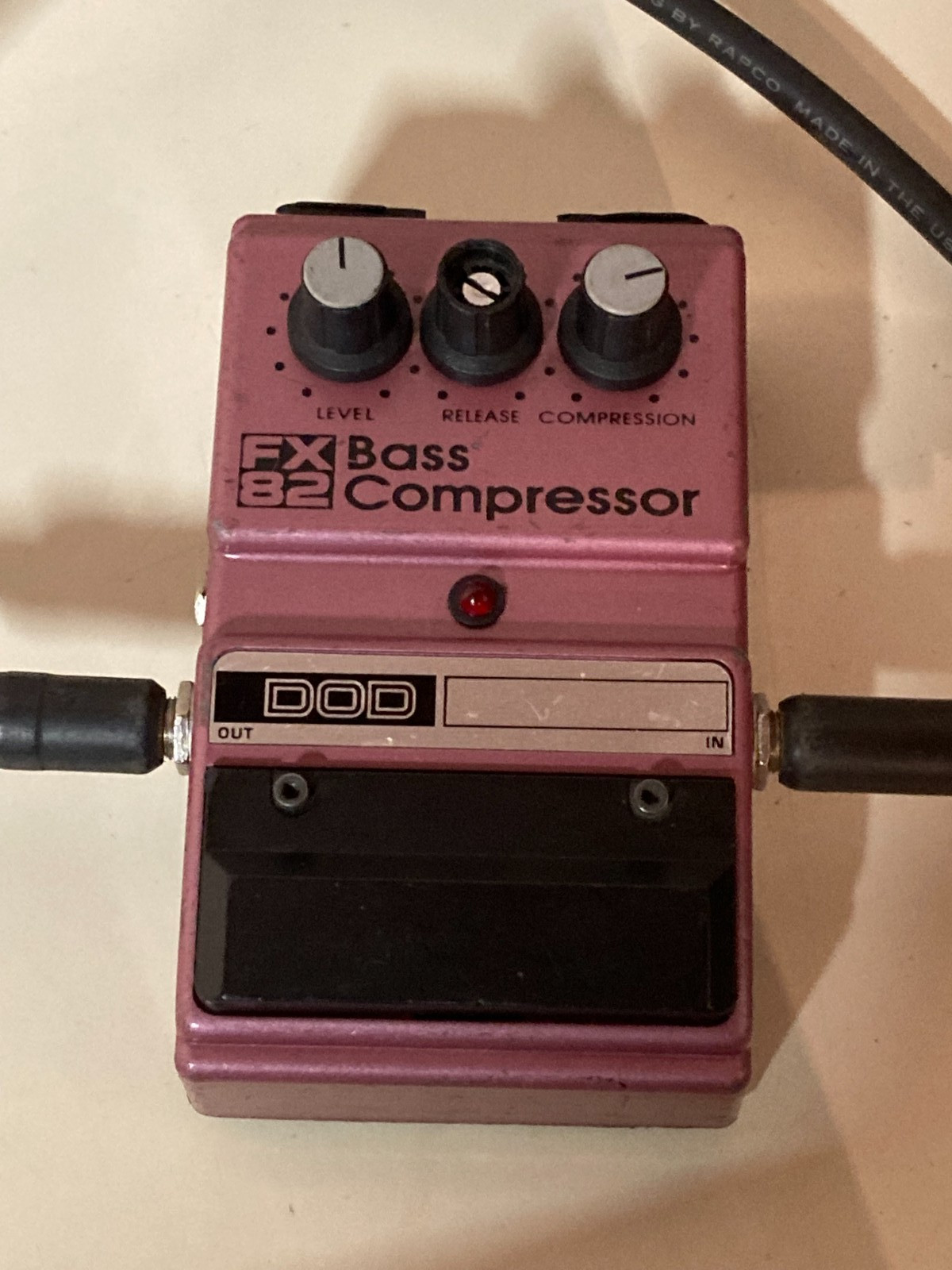 DOD FX82 bass compressor effects pedal (Made in USA)